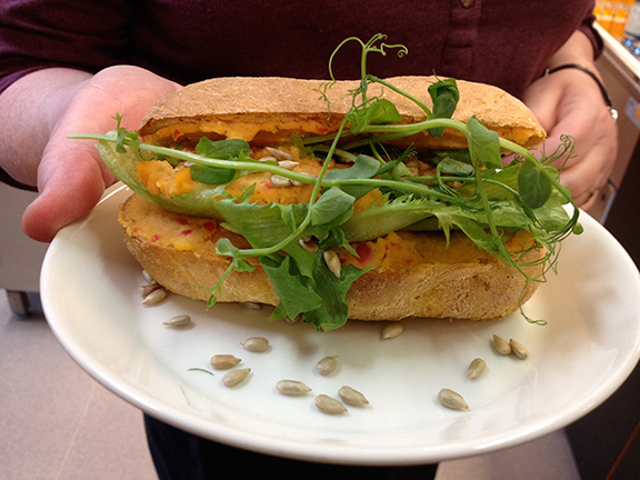 Vegan "Nietzsche Sandwich" has been added to the museum café menu, on the occasion of the exhibition!